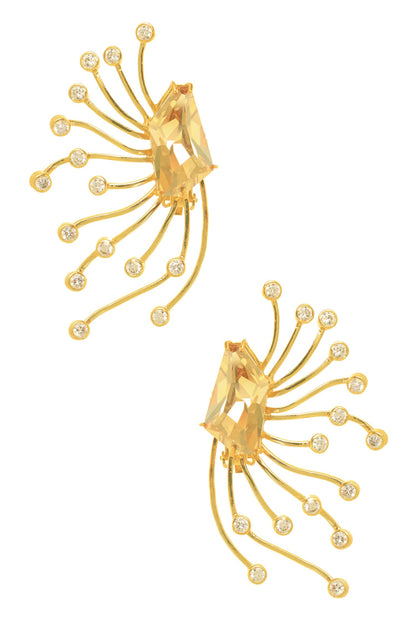 Structured Tentacle Earrings 