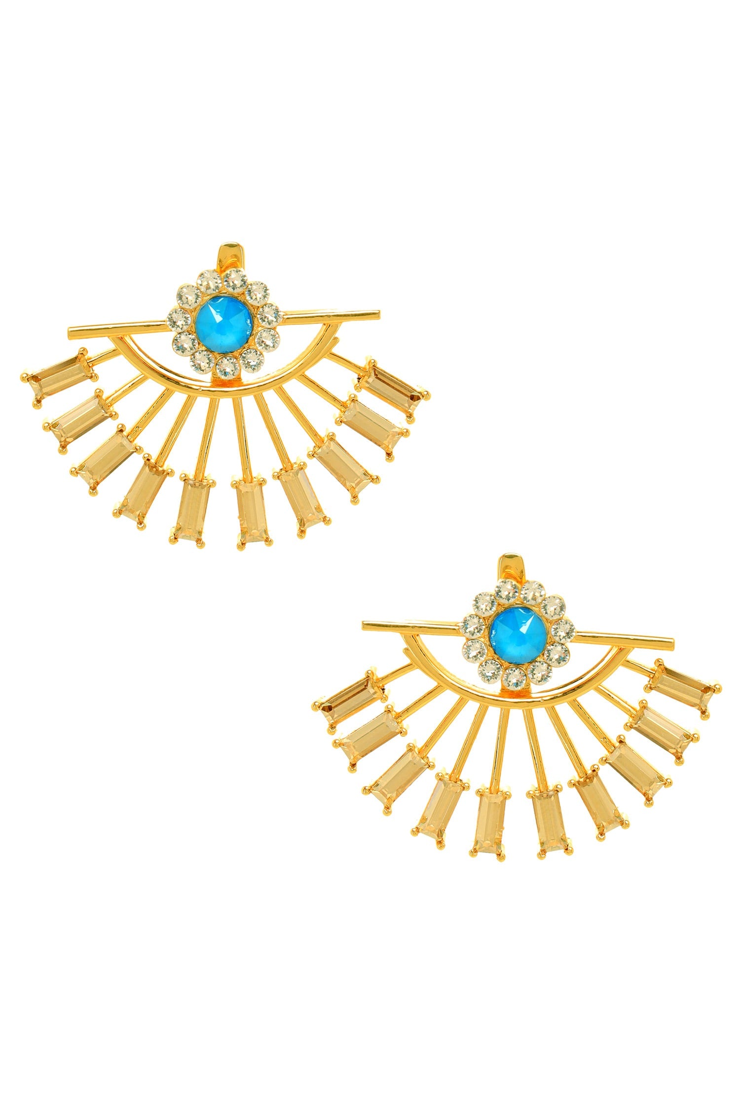 Detachable Evil Eye Earrings 