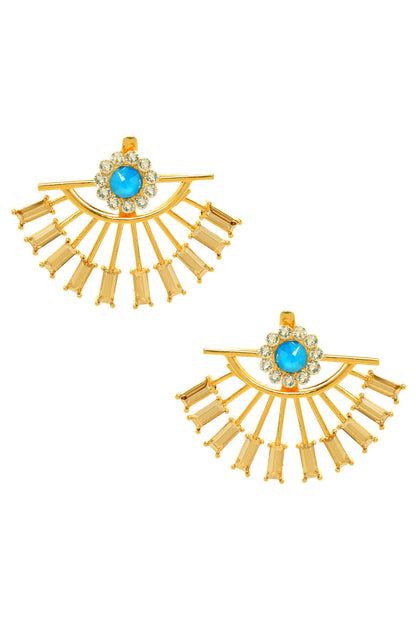 Detachable Evil Eye Earrings 