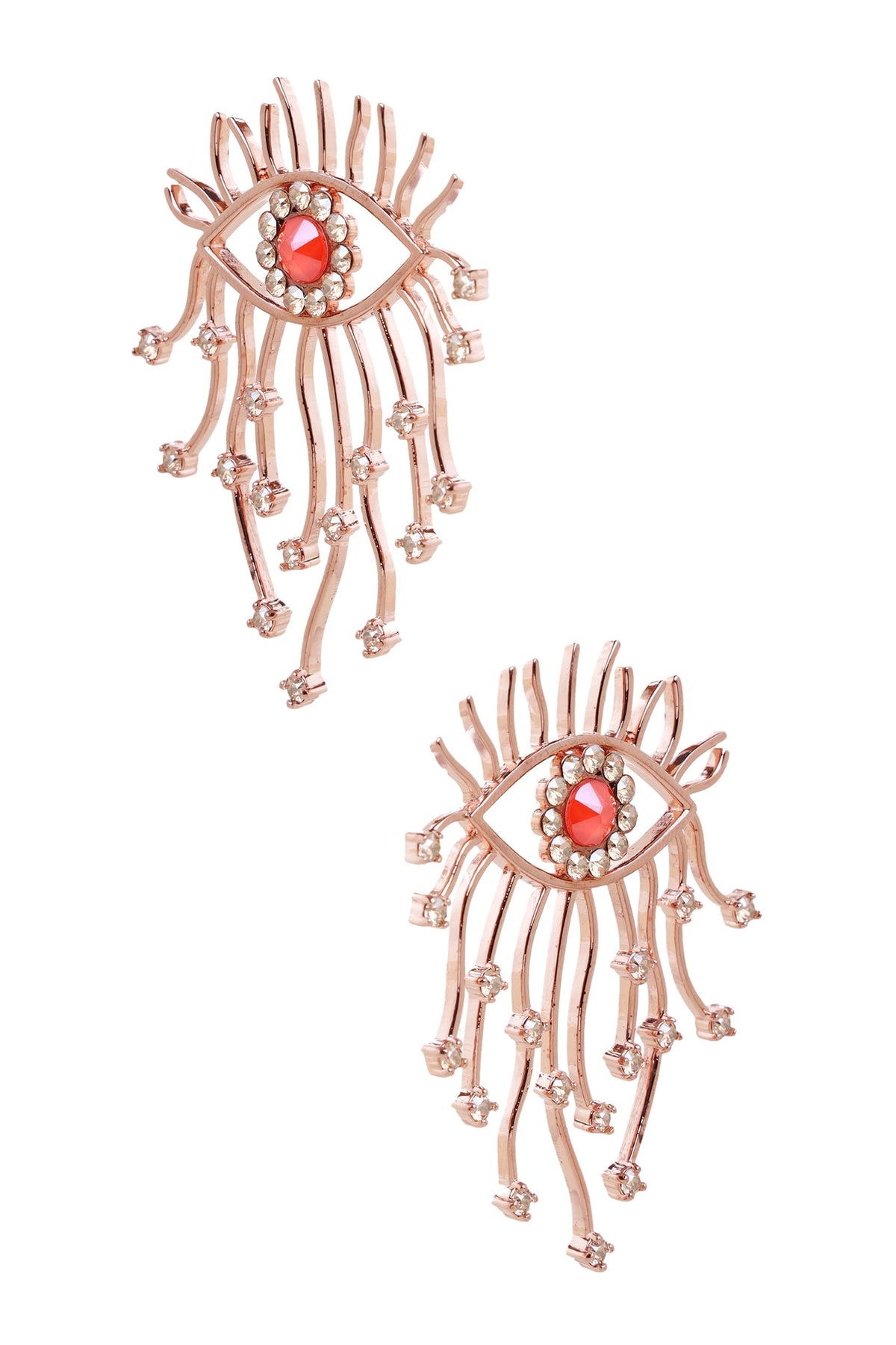 Evil Eye Studded Earrings 