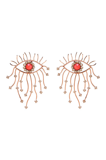 Evil Eye Studded Earrings 