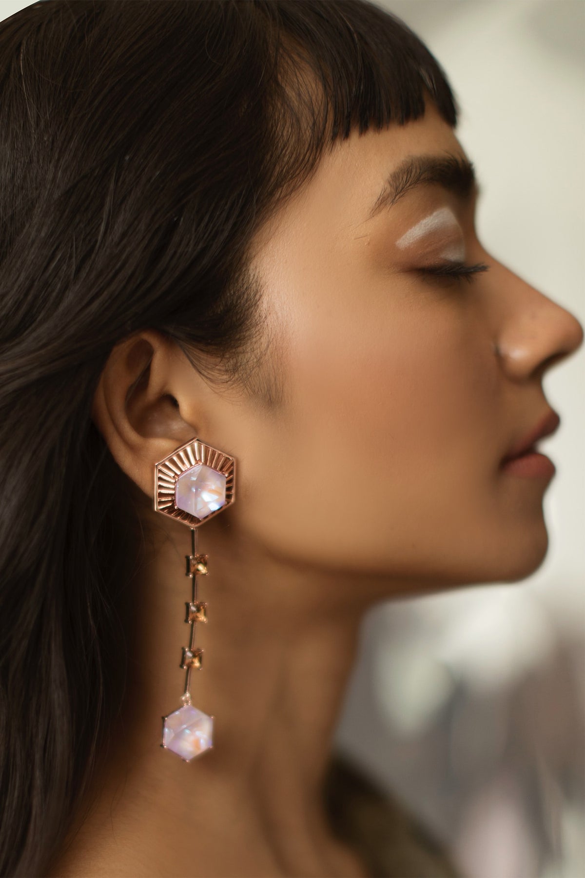 Detachable Hexagon Danglers 