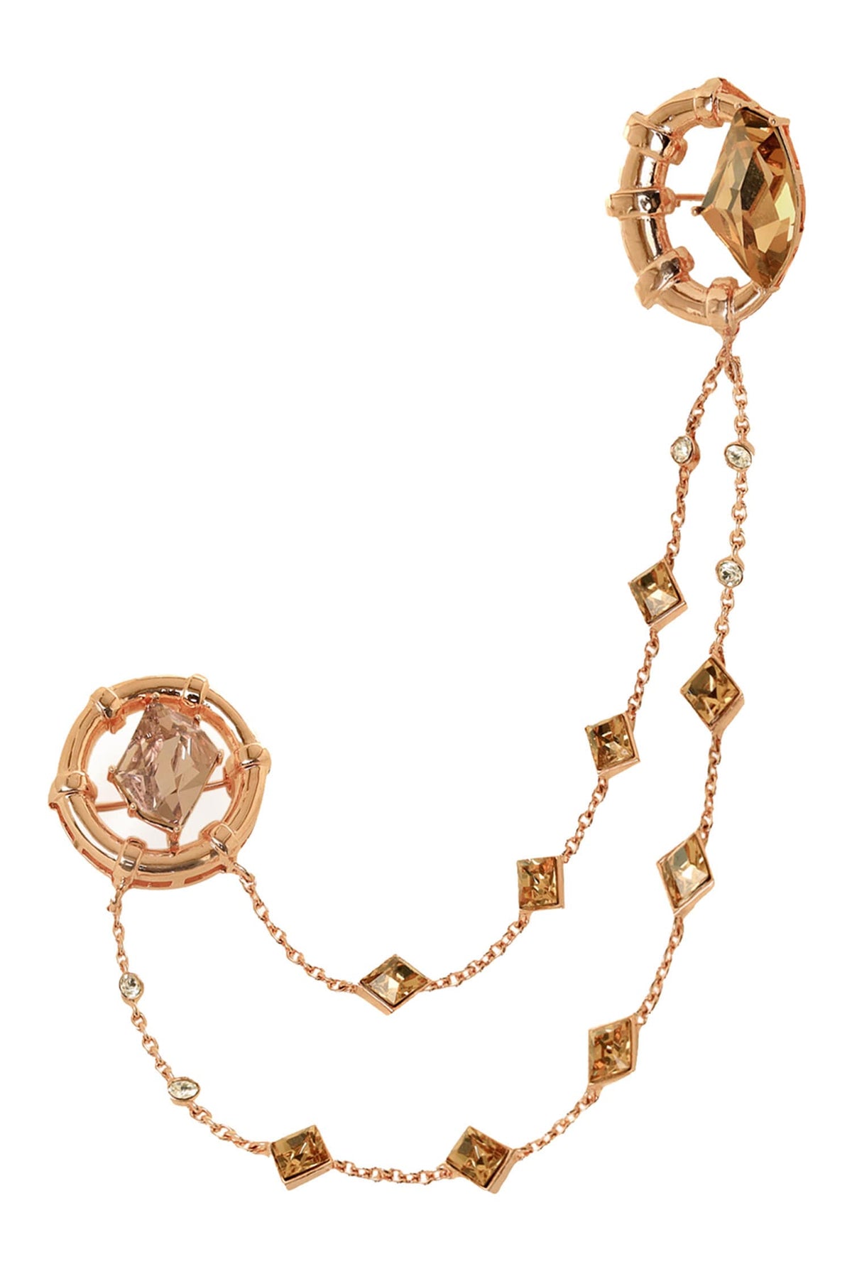 Swarovski Studded Brooch 