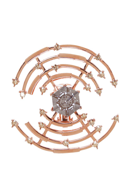 Round Structured Earrings 