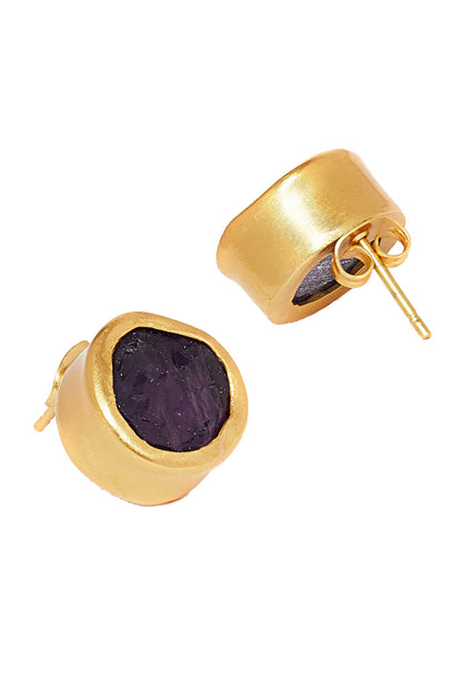 Stone Stud Earrings 