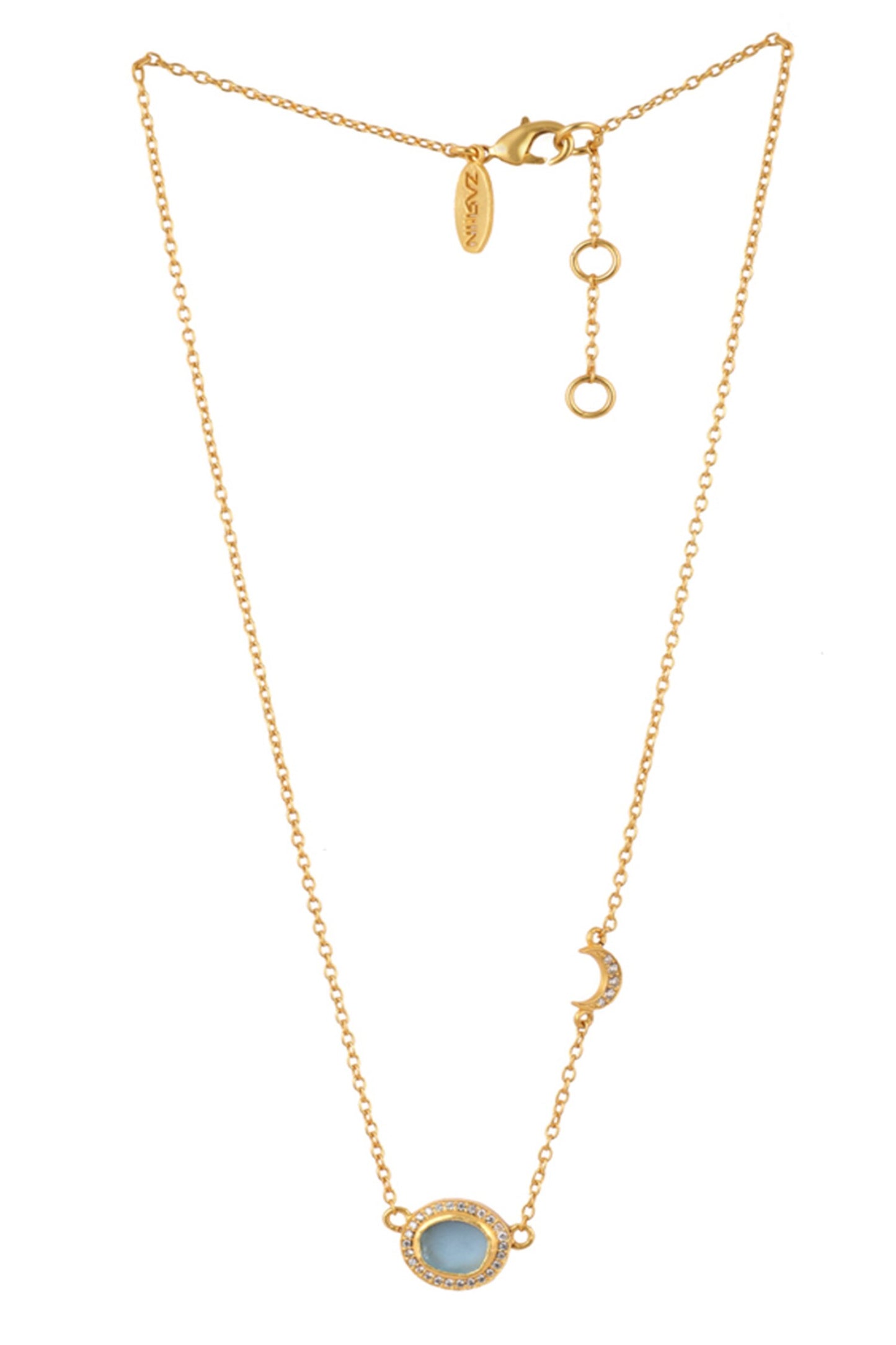 Studded Pendant Necklace 