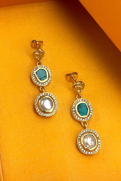 Tiered Studded Danglers 