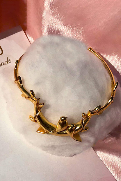 Bird Motif Cuff 