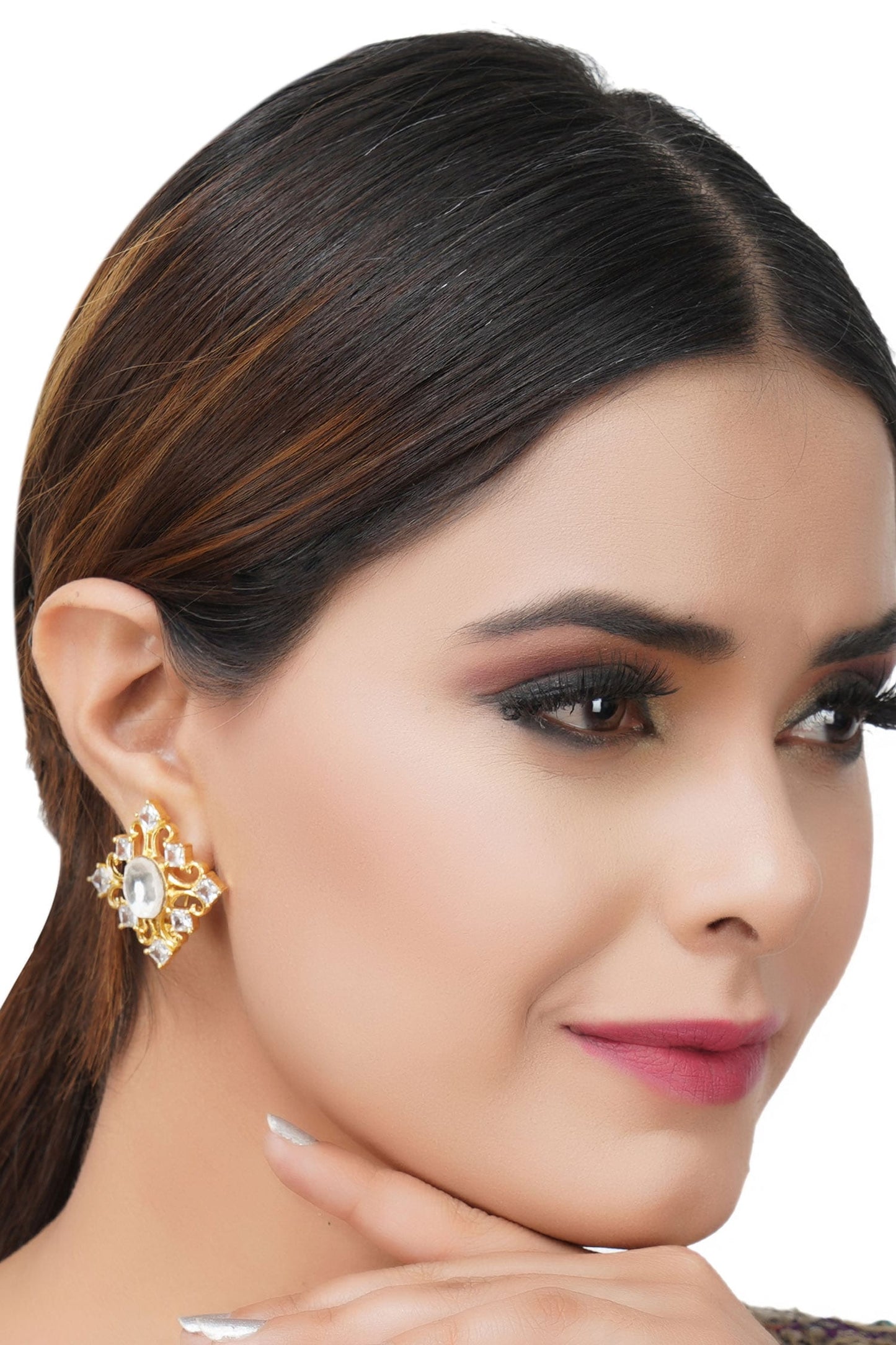 Kundan Stud Earrings 