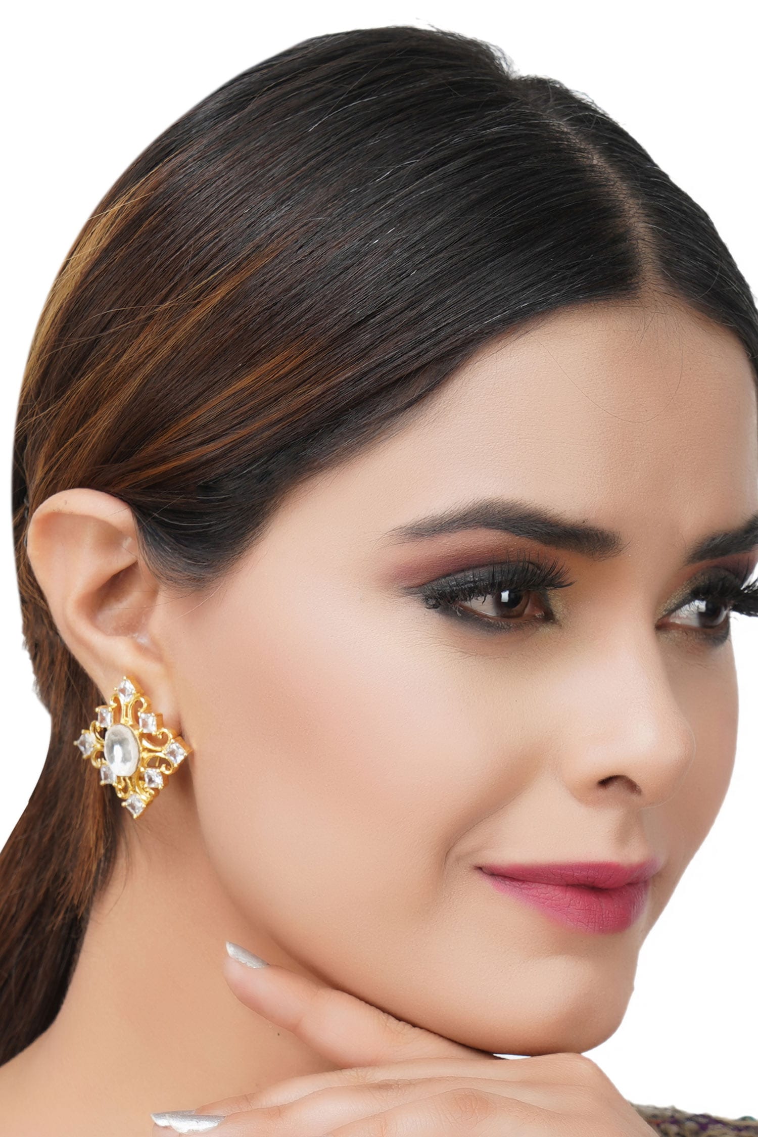 Kundan Stud Earrings 