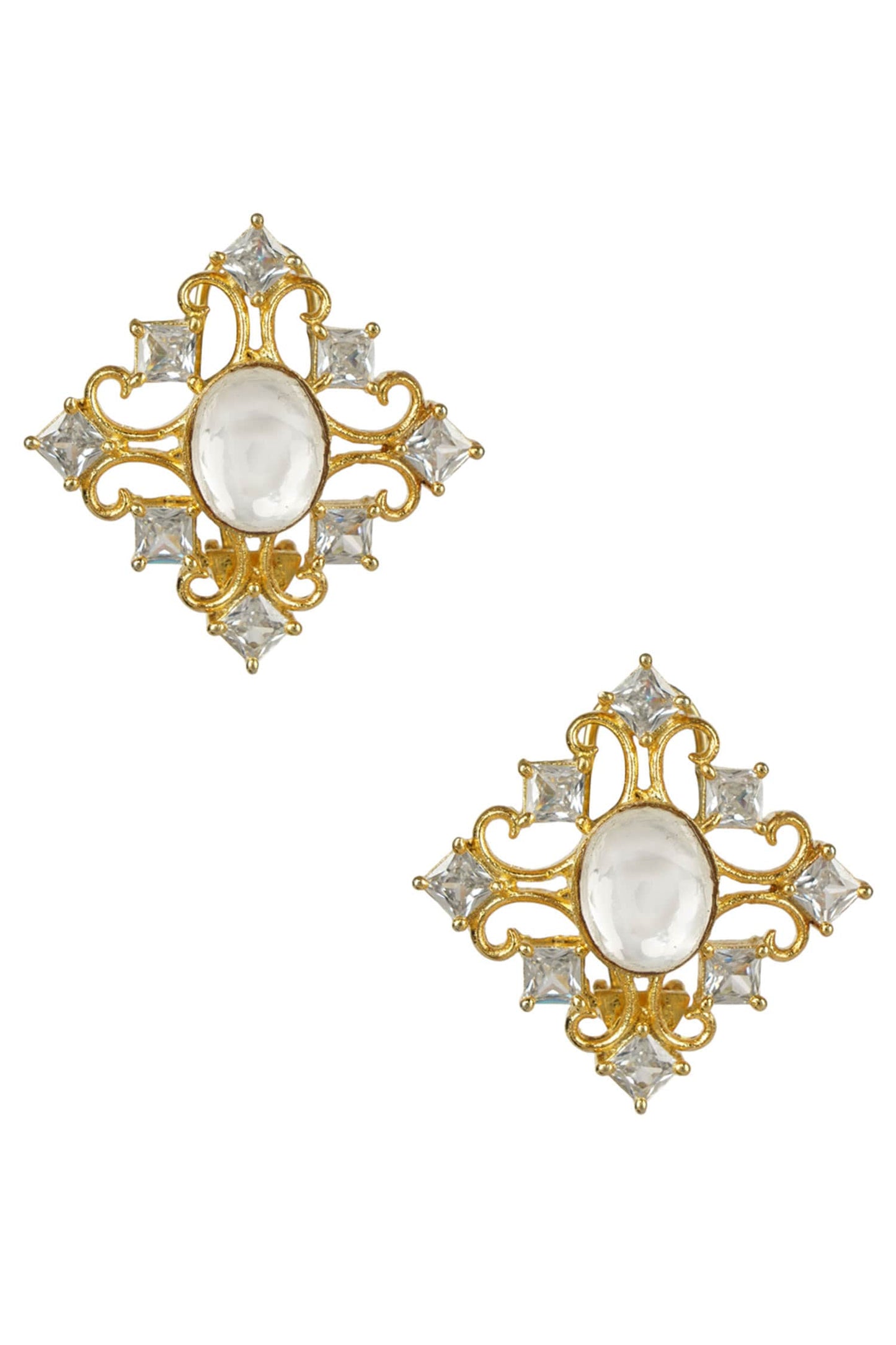 Kundan Stud Earrings 