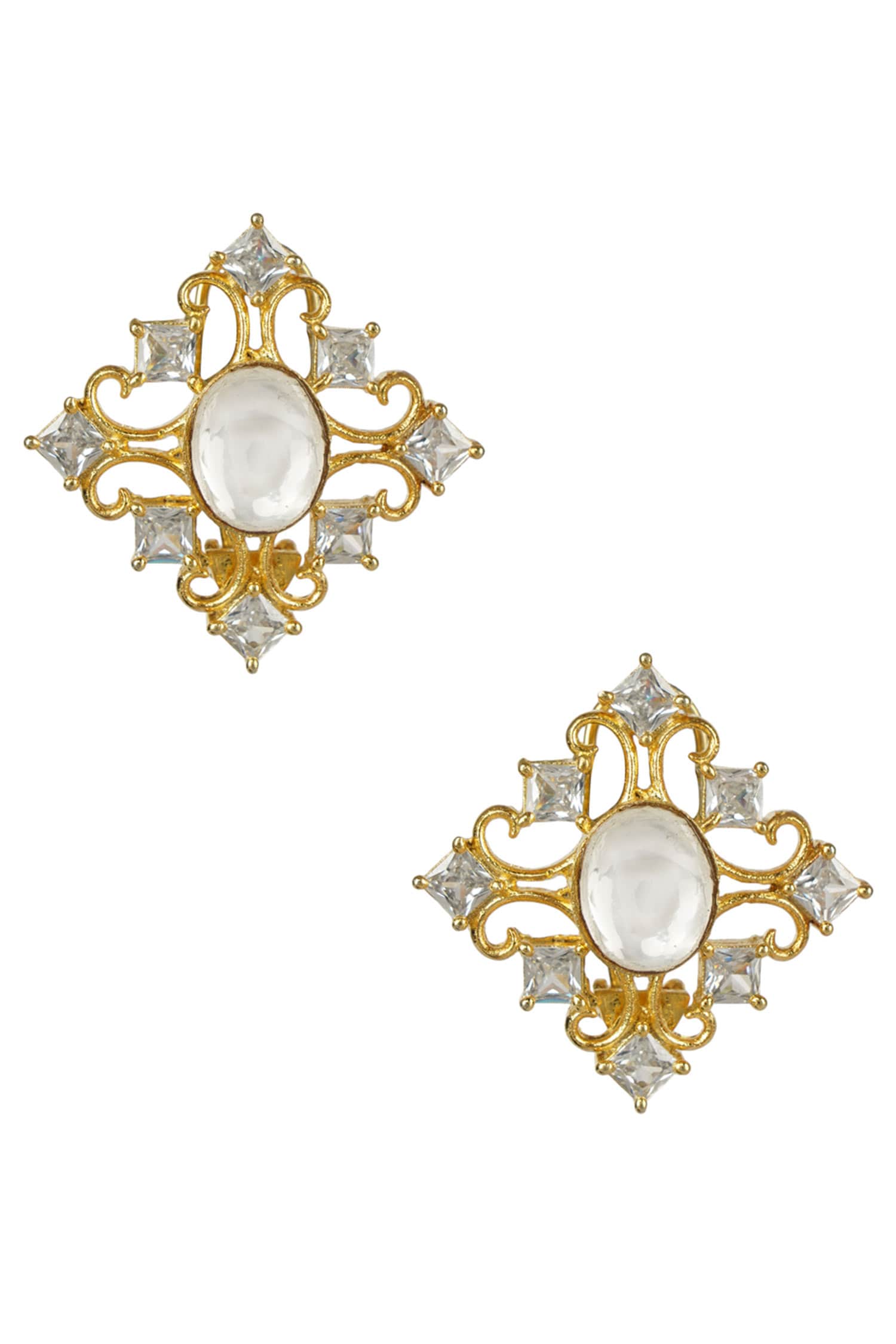 Kundan Stud Earrings 