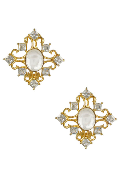 Kundan Stud Earrings 