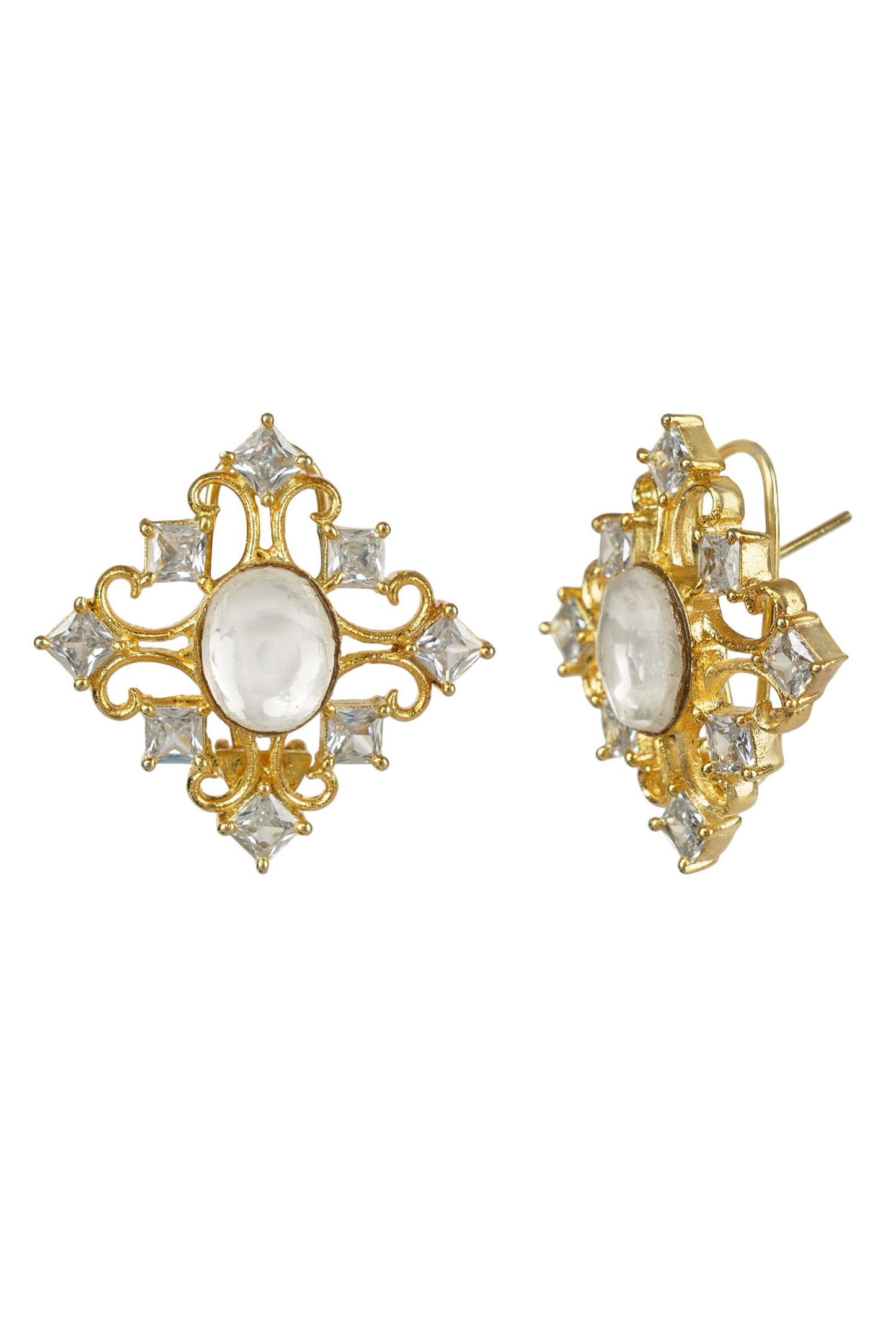 Kundan Stud Earrings 
