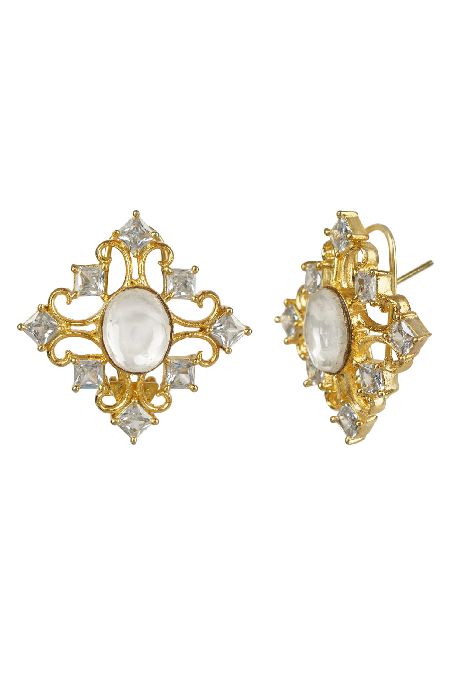 Kundan Stud Earrings 