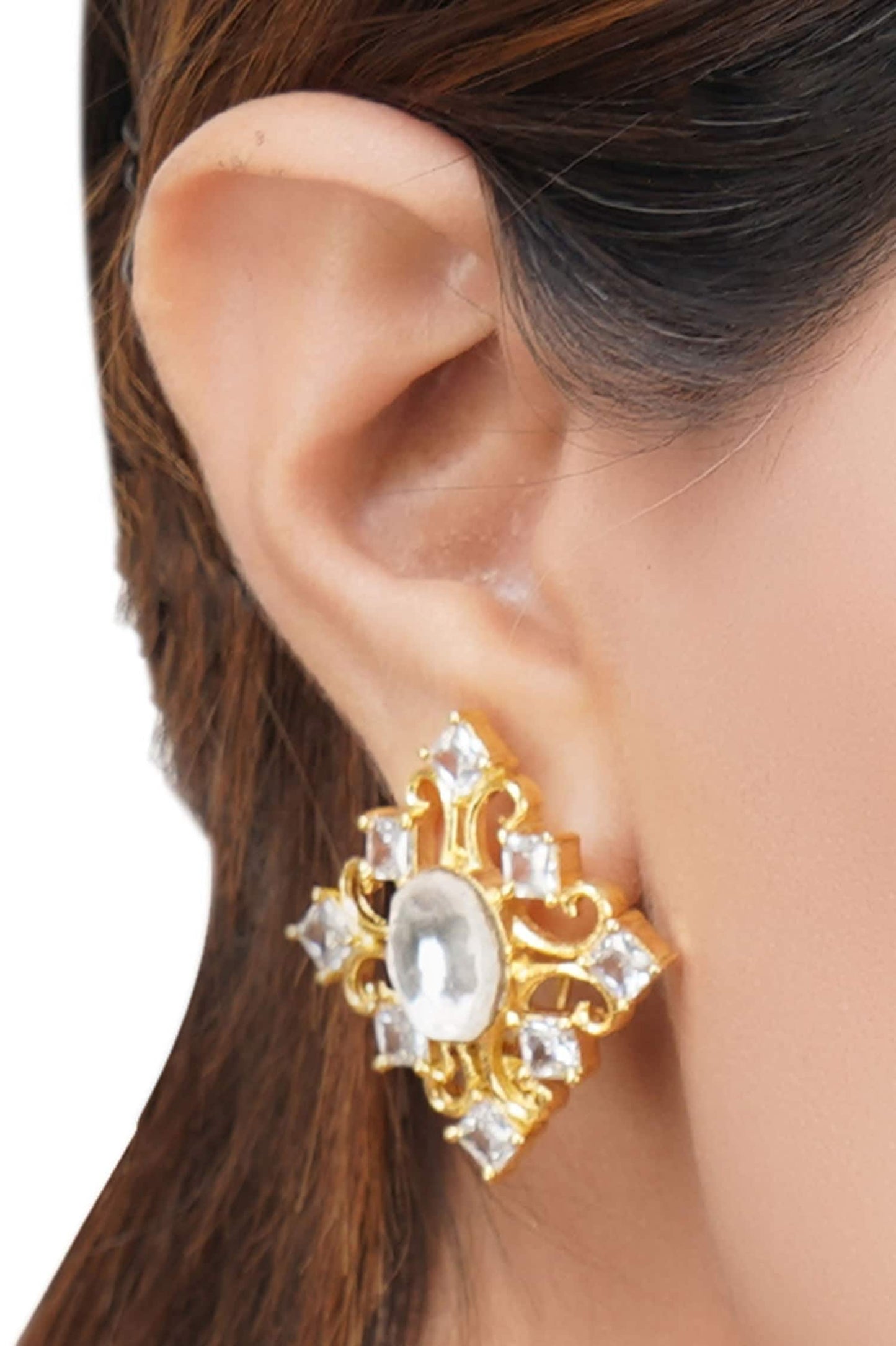 Kundan Stud Earrings 