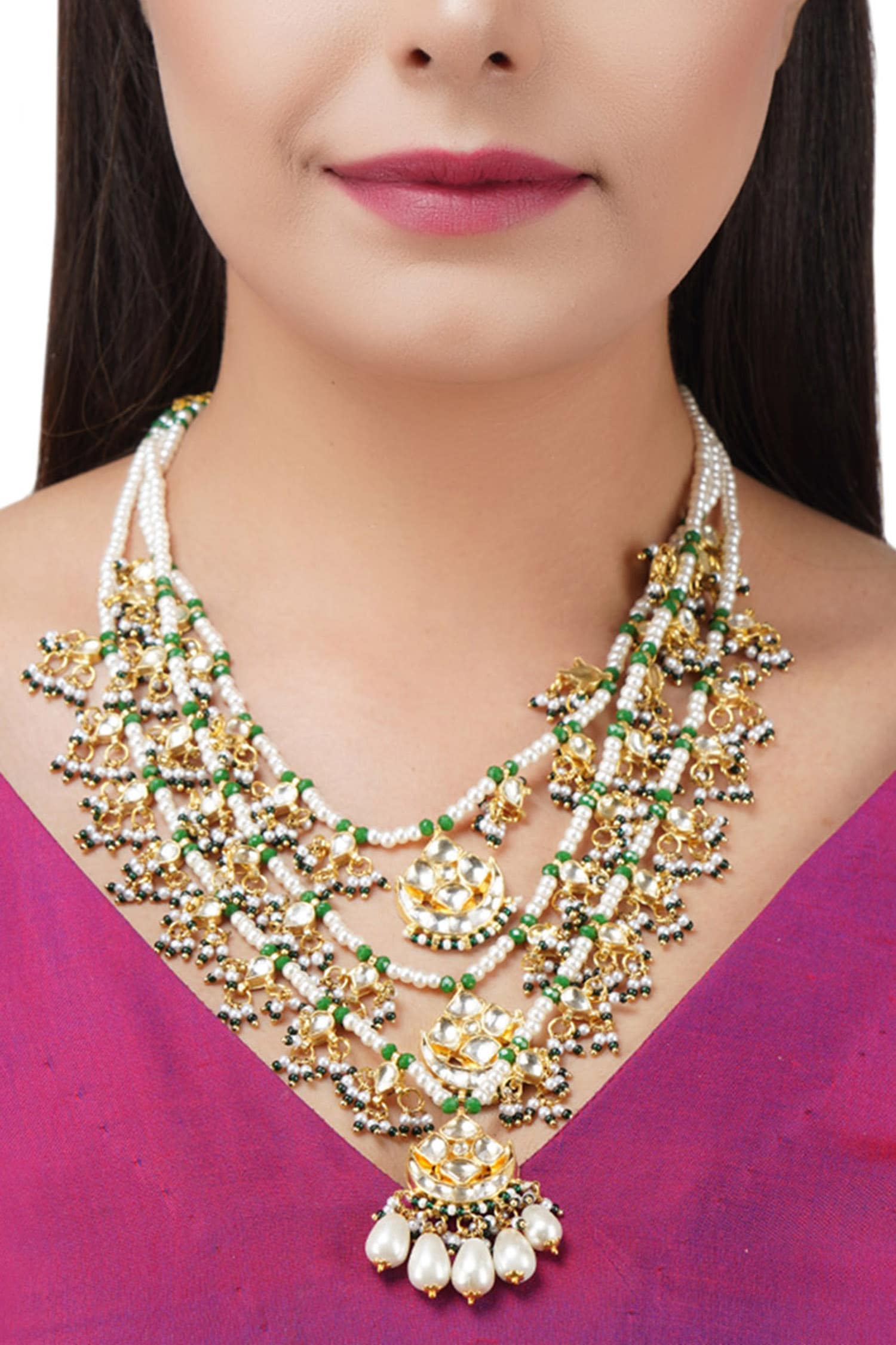 Multistrand Beaded Necklace 