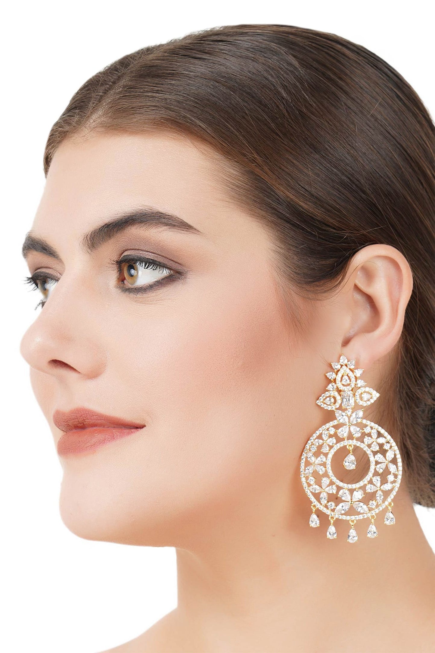 Studded Chandbali 
