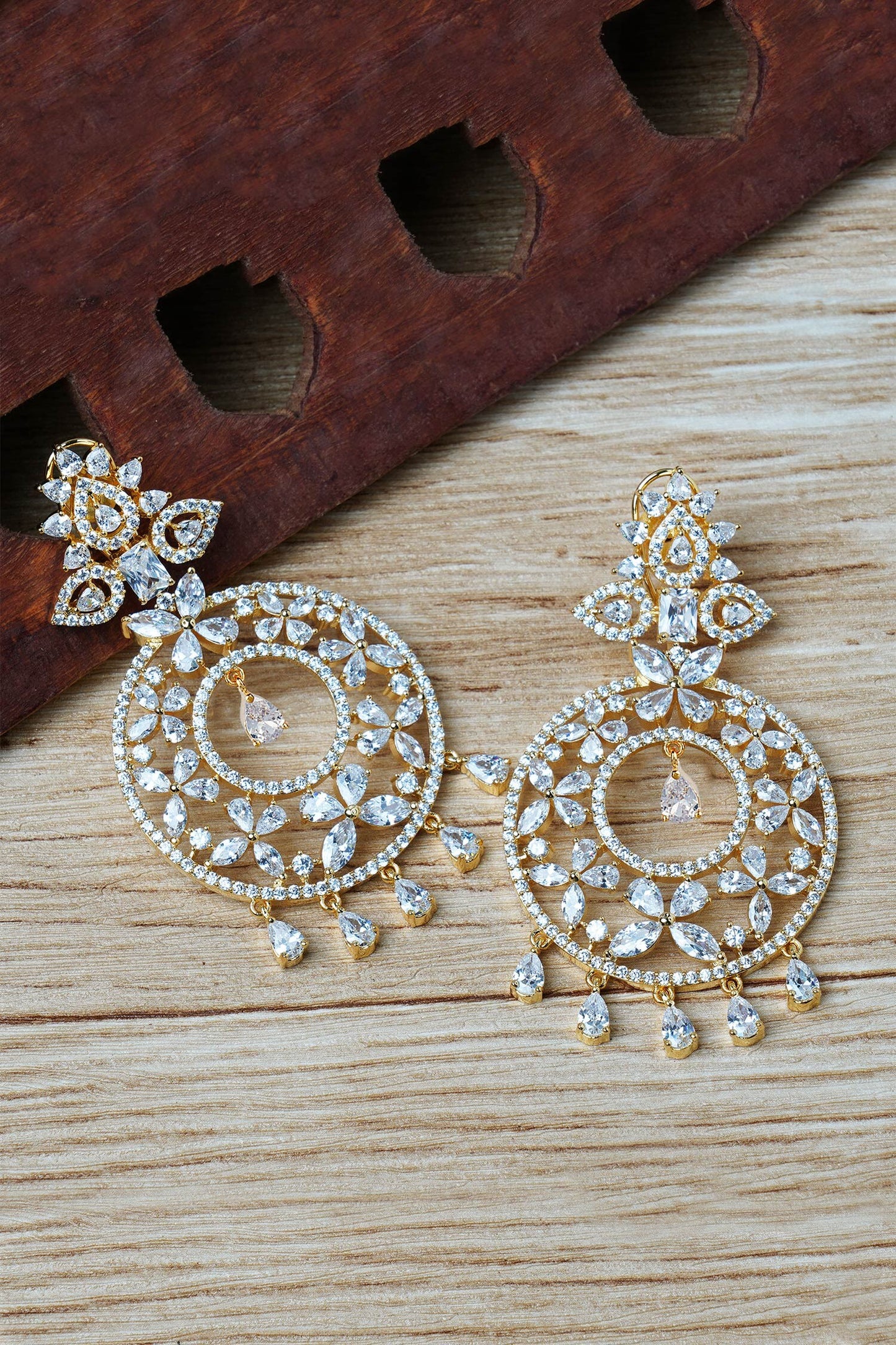 Studded Chandbali 