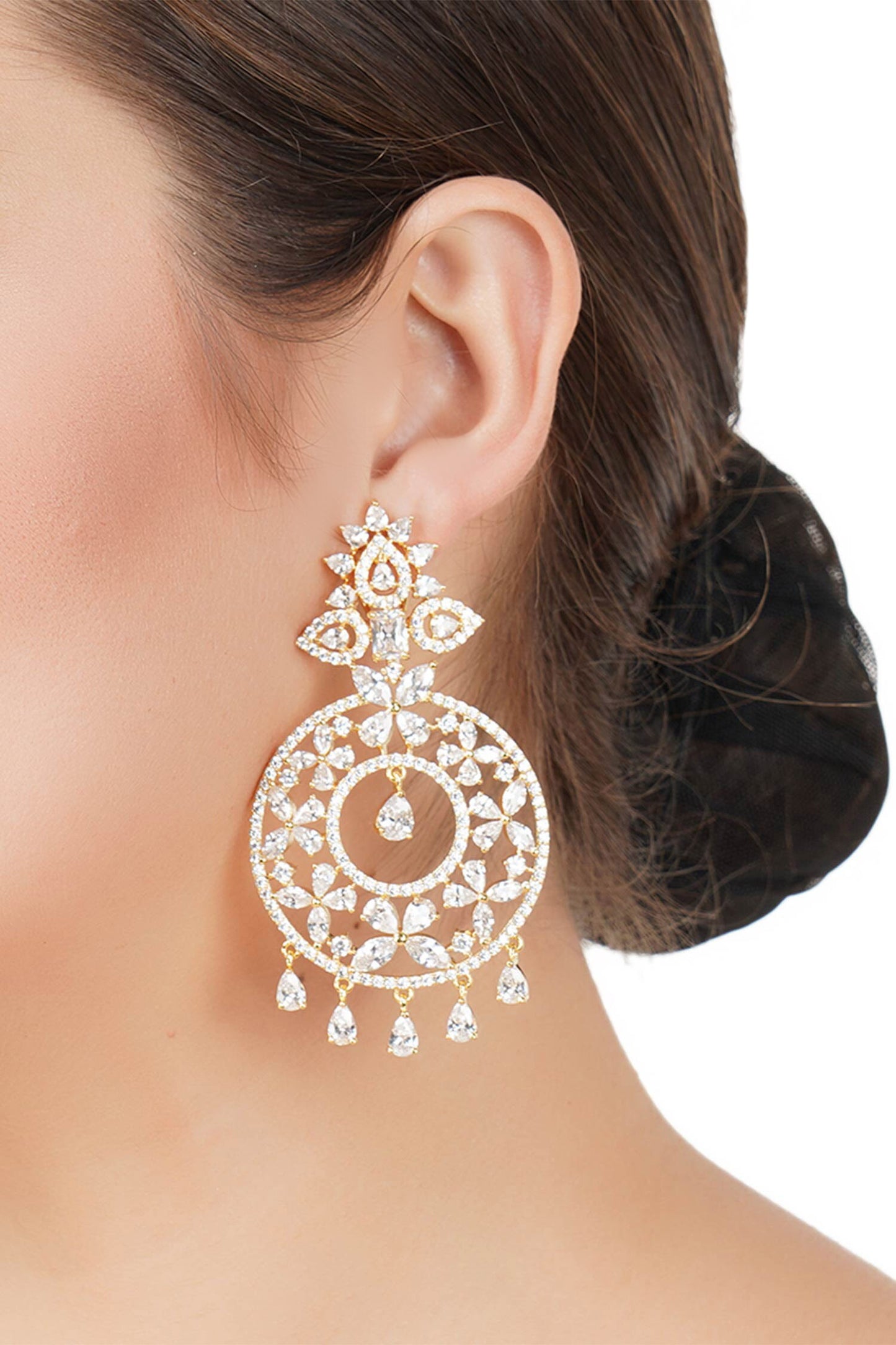 Studded Chandbali 