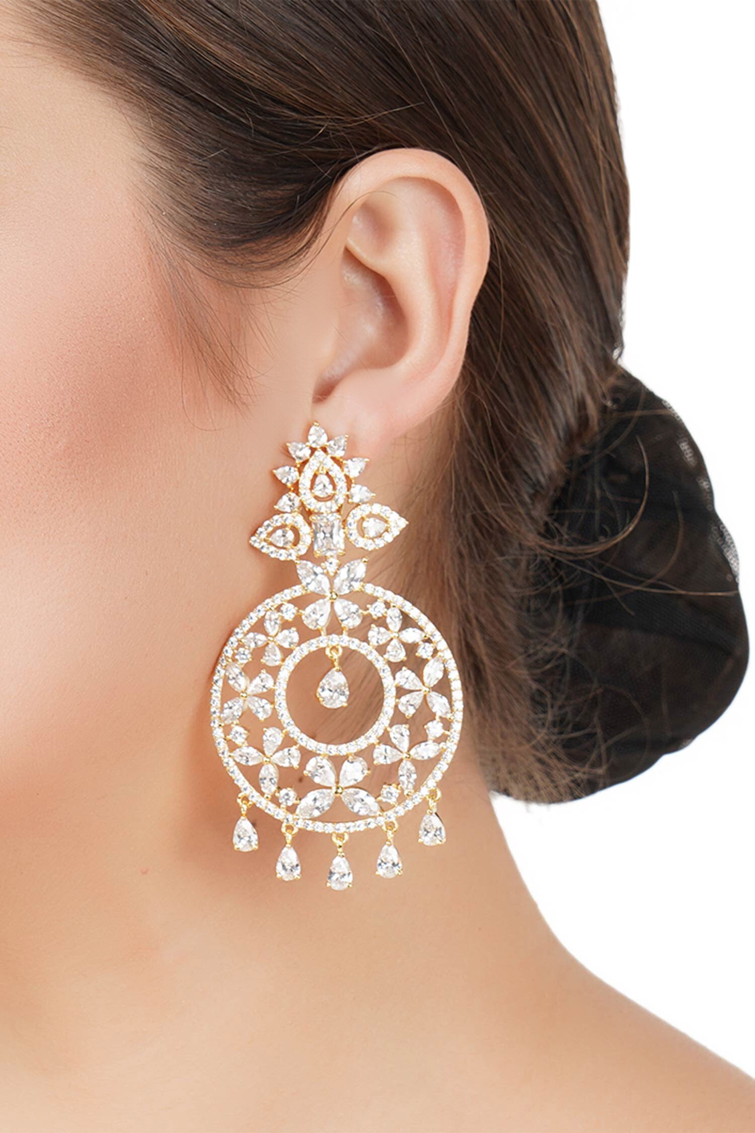 Studded Chandbali 
