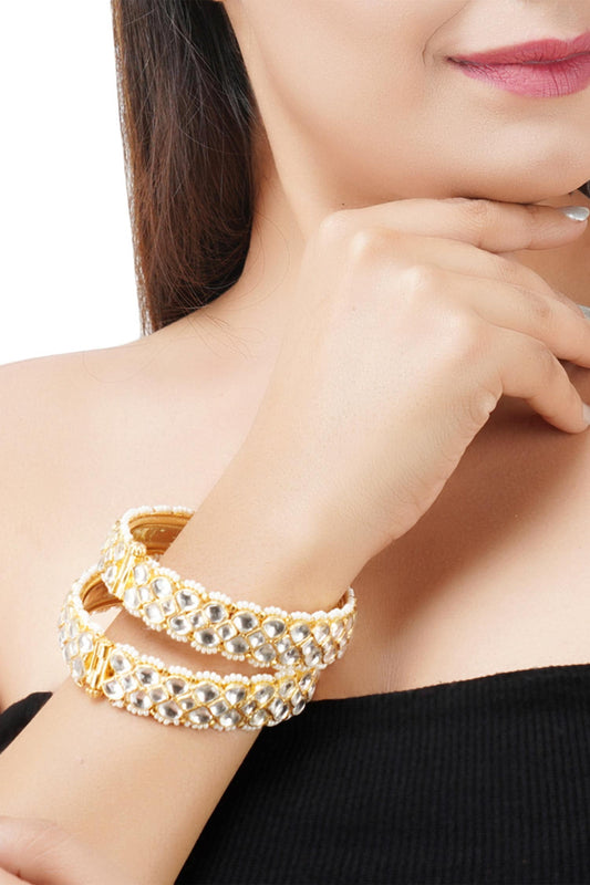 Kundan Bangles Set of 2 