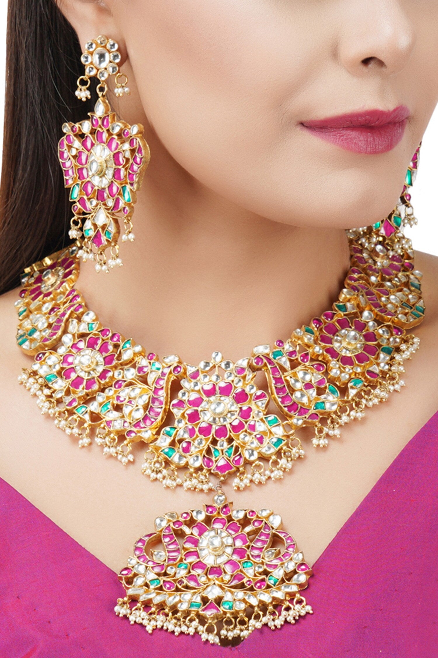 Kundan Necklace Set 