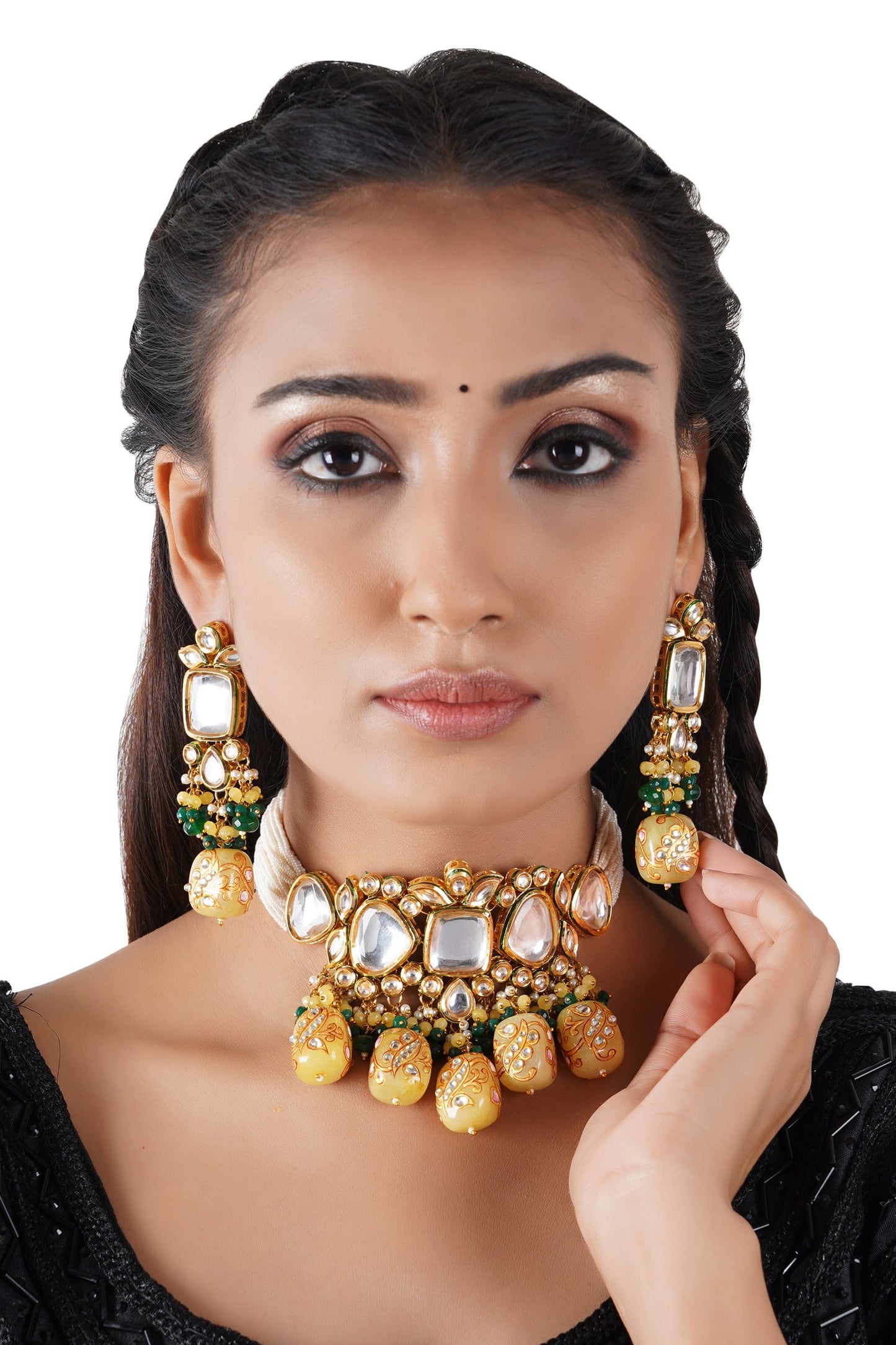 Kundan Multistrand Choker Set 