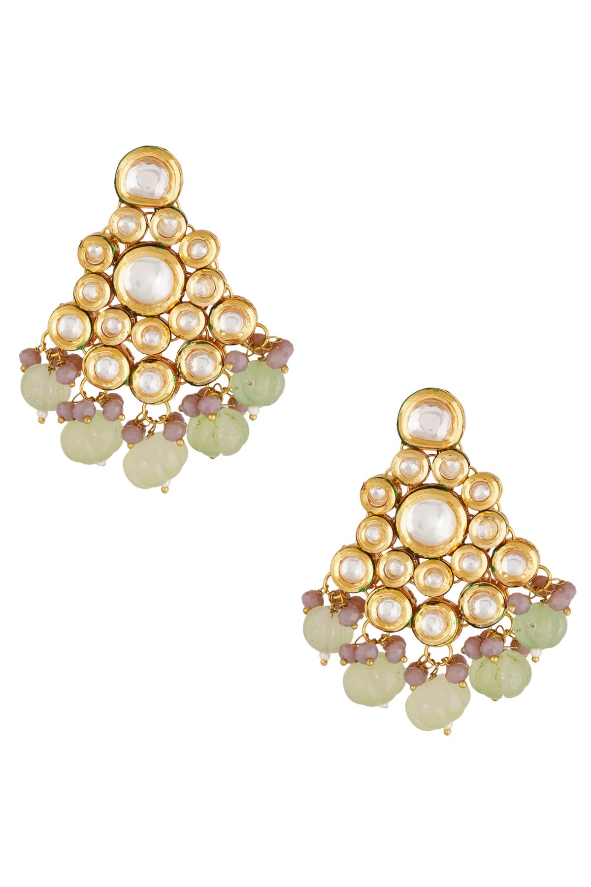 Kundan Layered Necklace Set 