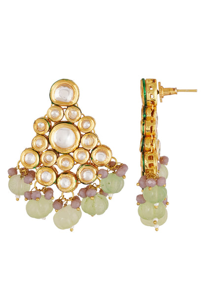 Kundan Layered Necklace Set 