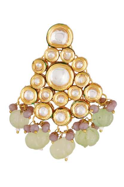 Kundan Layered Necklace Set 