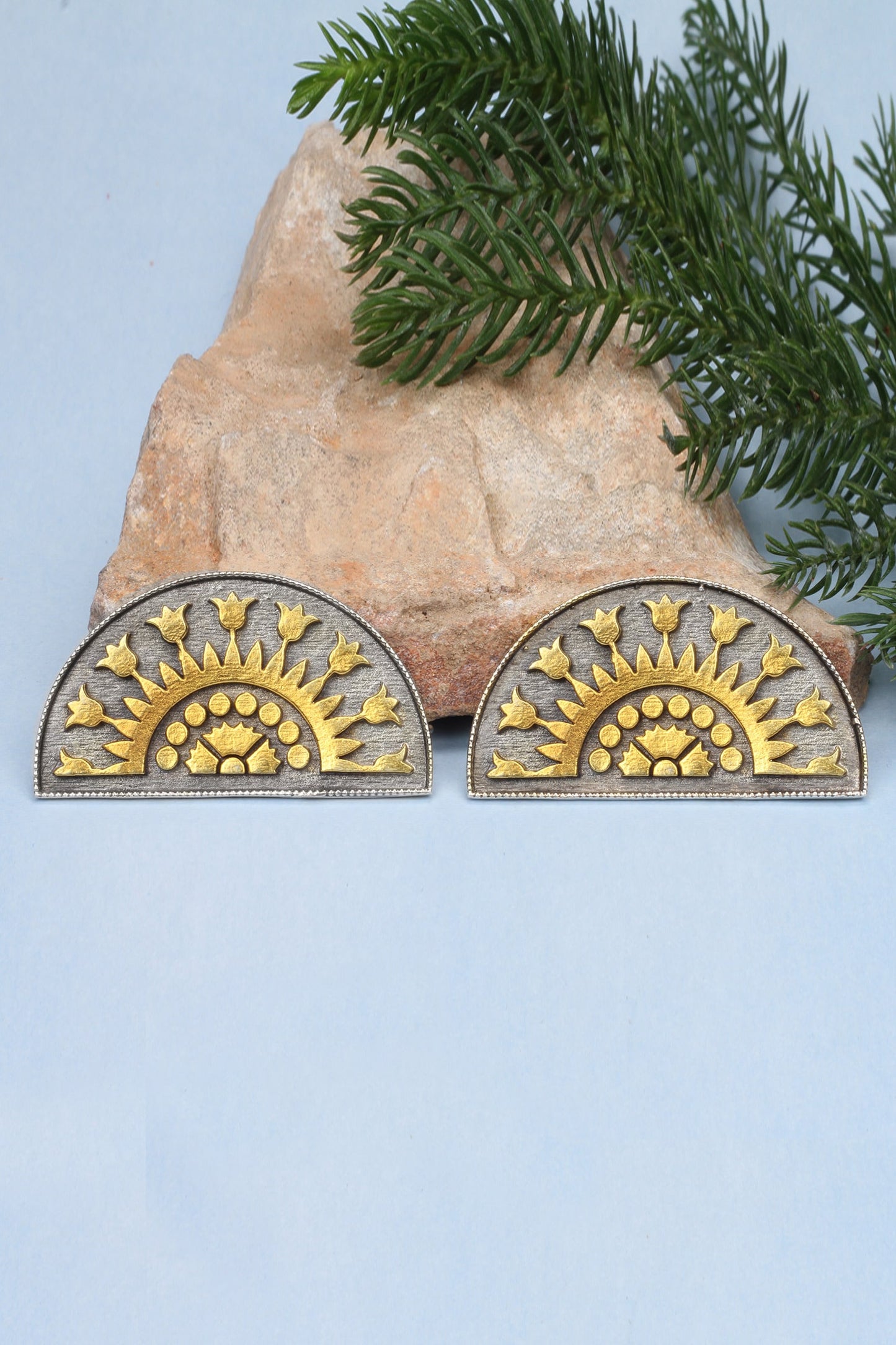 Handcrafted Craved Earrings 