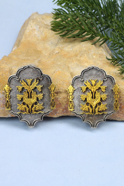 Handcrafted Craved Earrings 