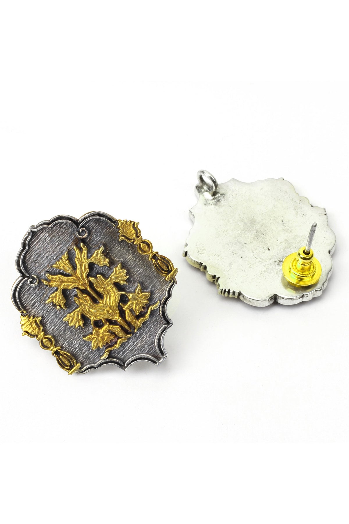 Handcrafted Craved Earrings 
