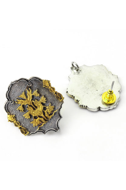 Handcrafted Craved Earrings 
