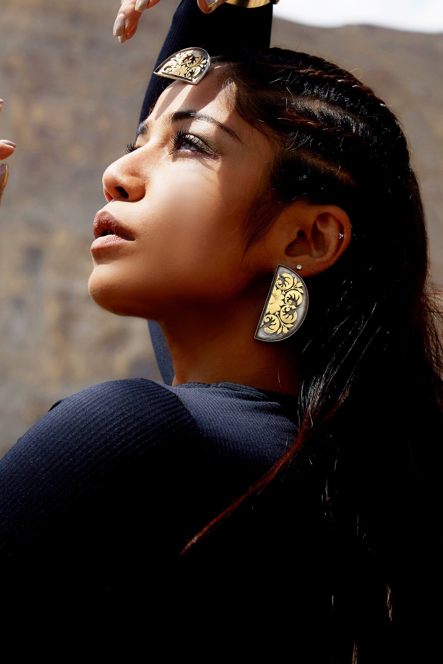 Handcrafted Stud Earrings 