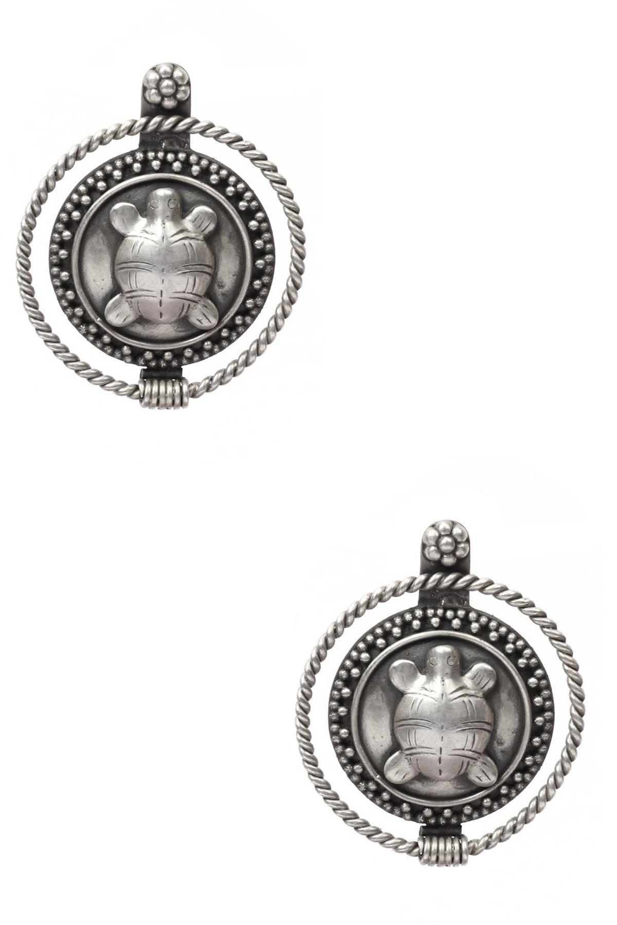 Handcrafted Circular Earrings 