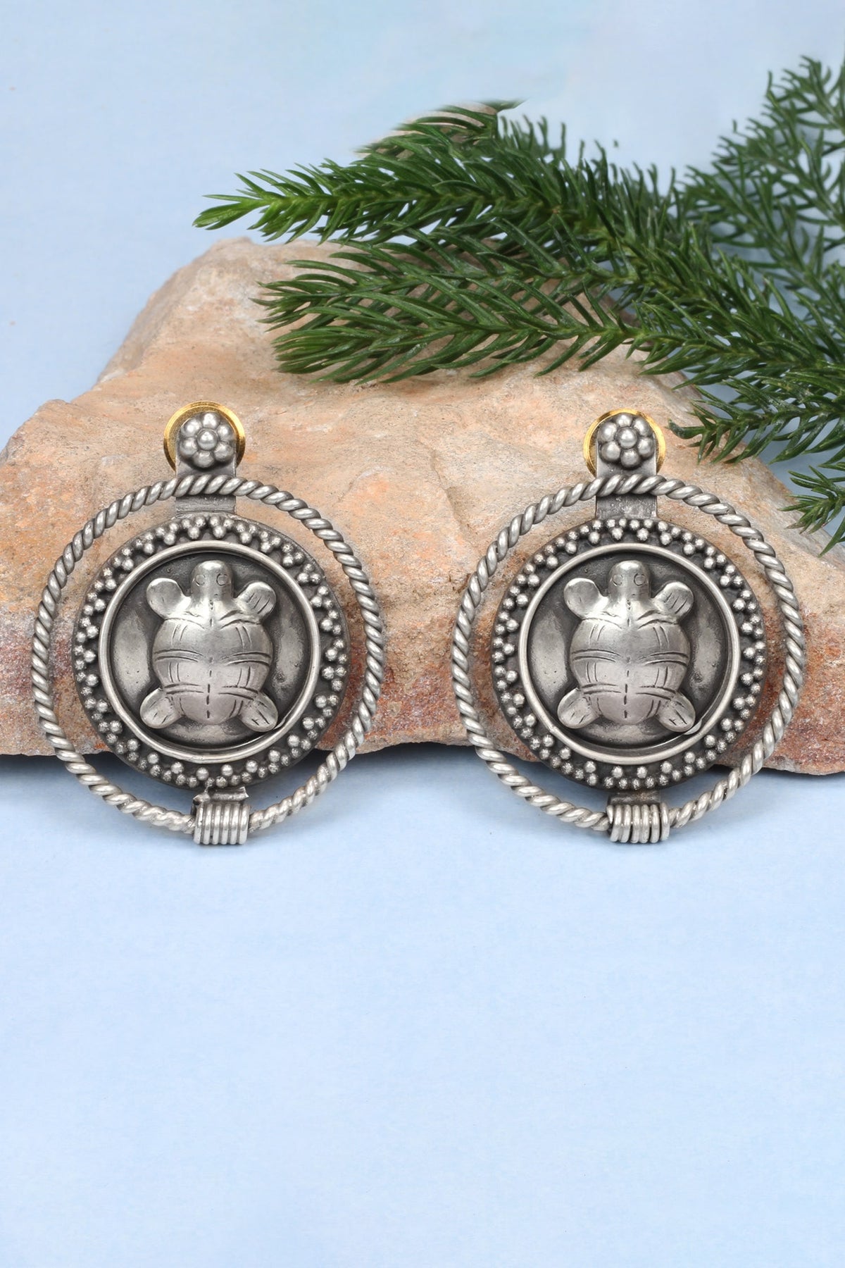 Handcrafted Circular Earrings 