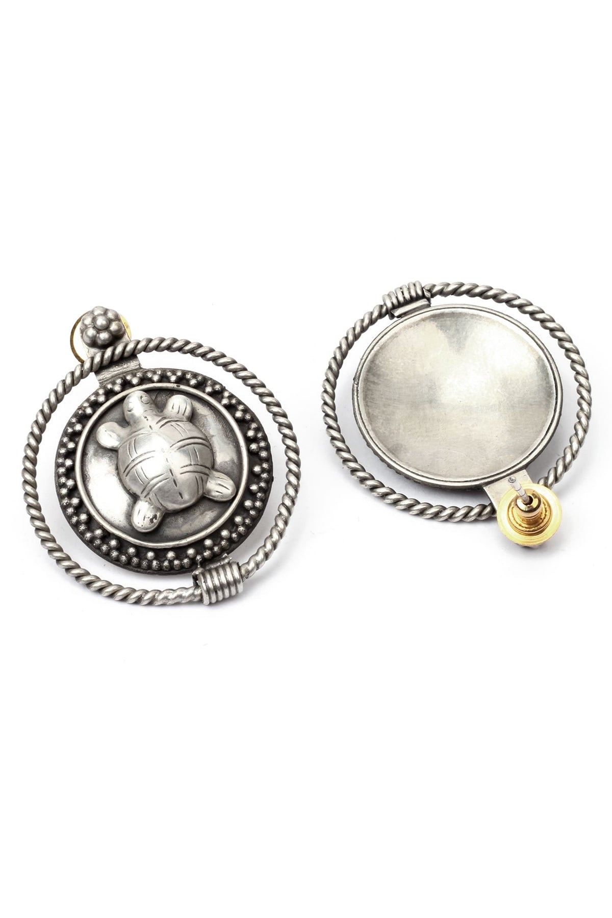 Handcrafted Circular Earrings 