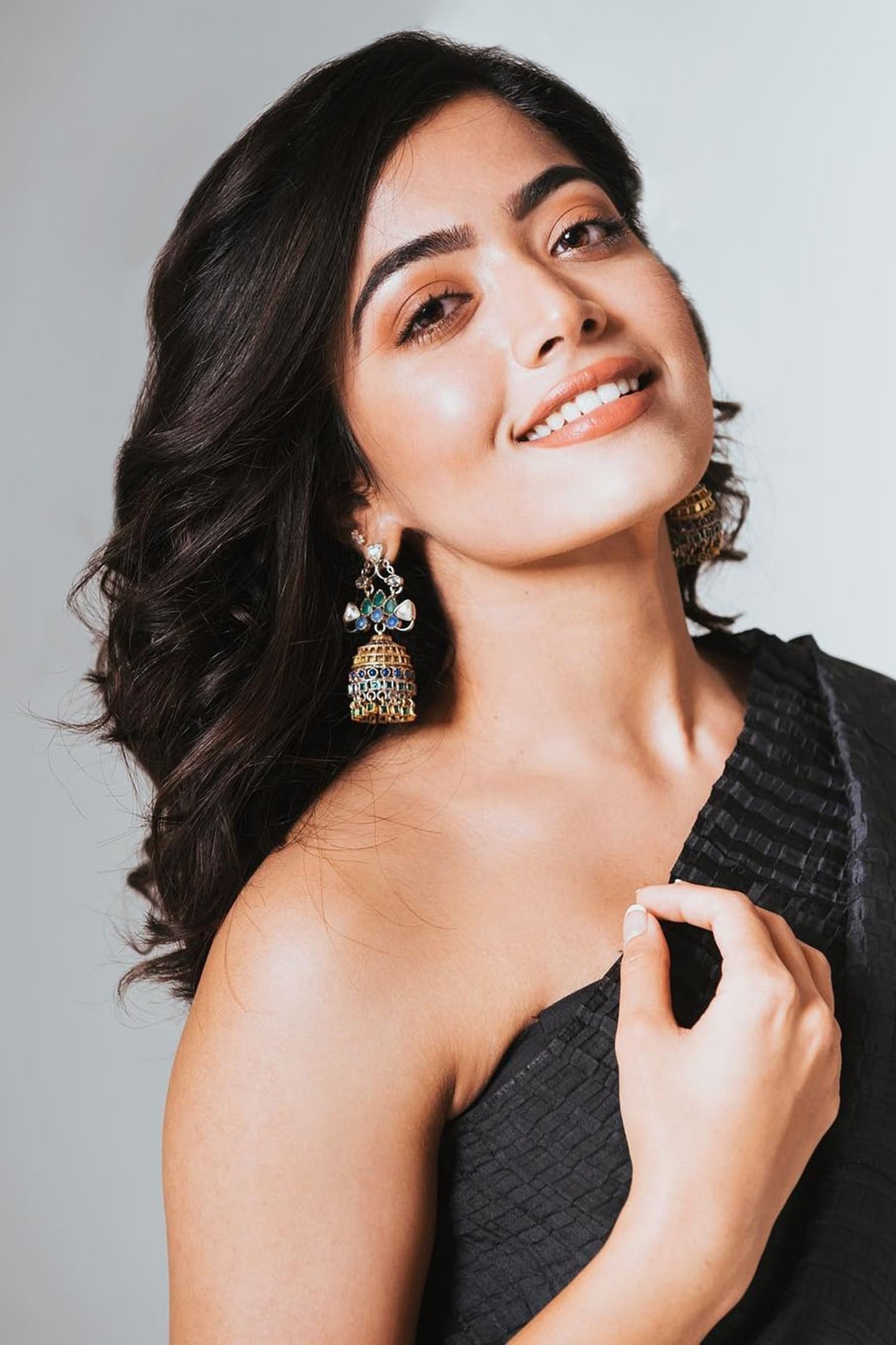 Stone Drop Jhumkas 