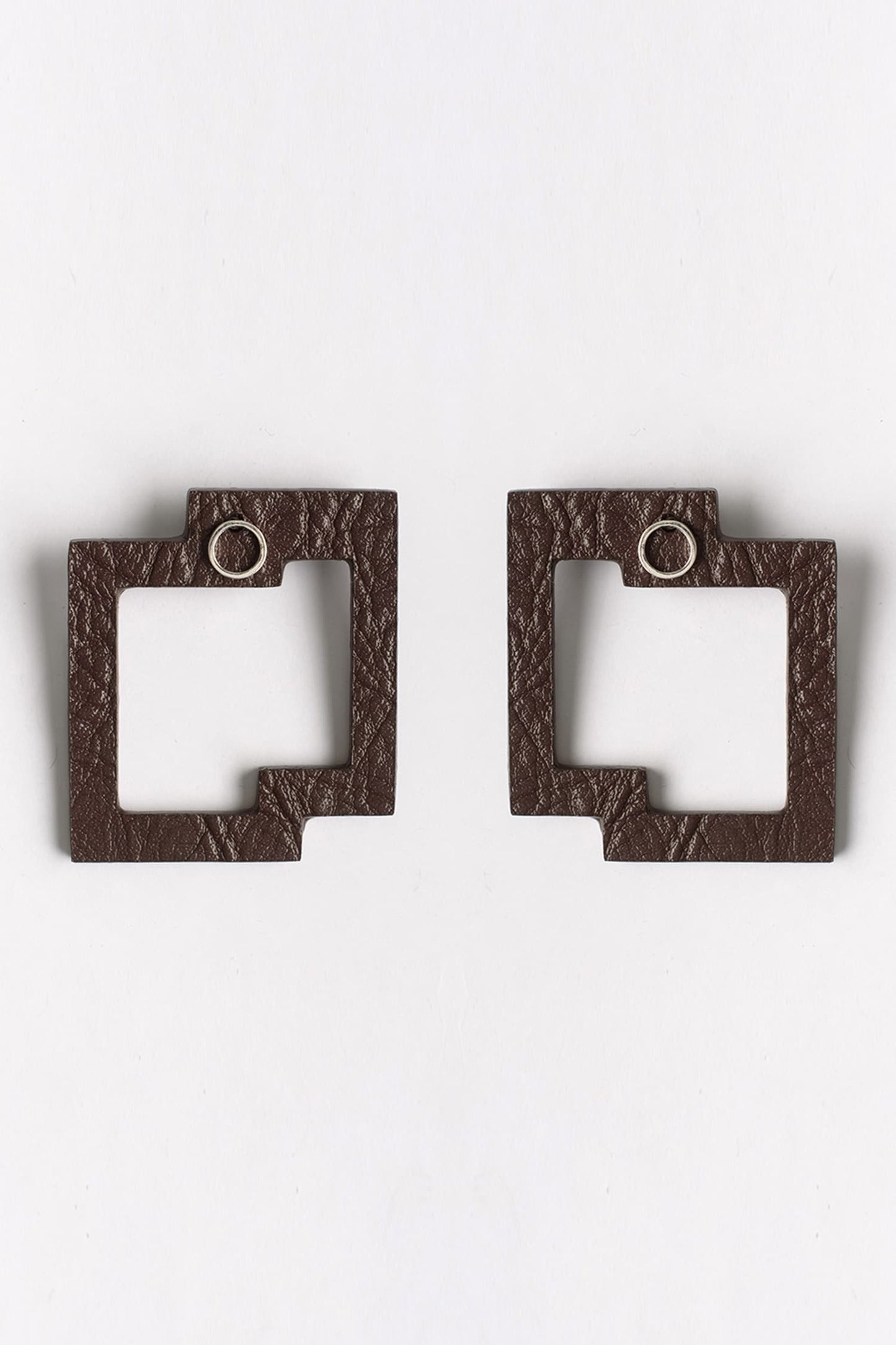 Geometric Cutout Stud Earrings 