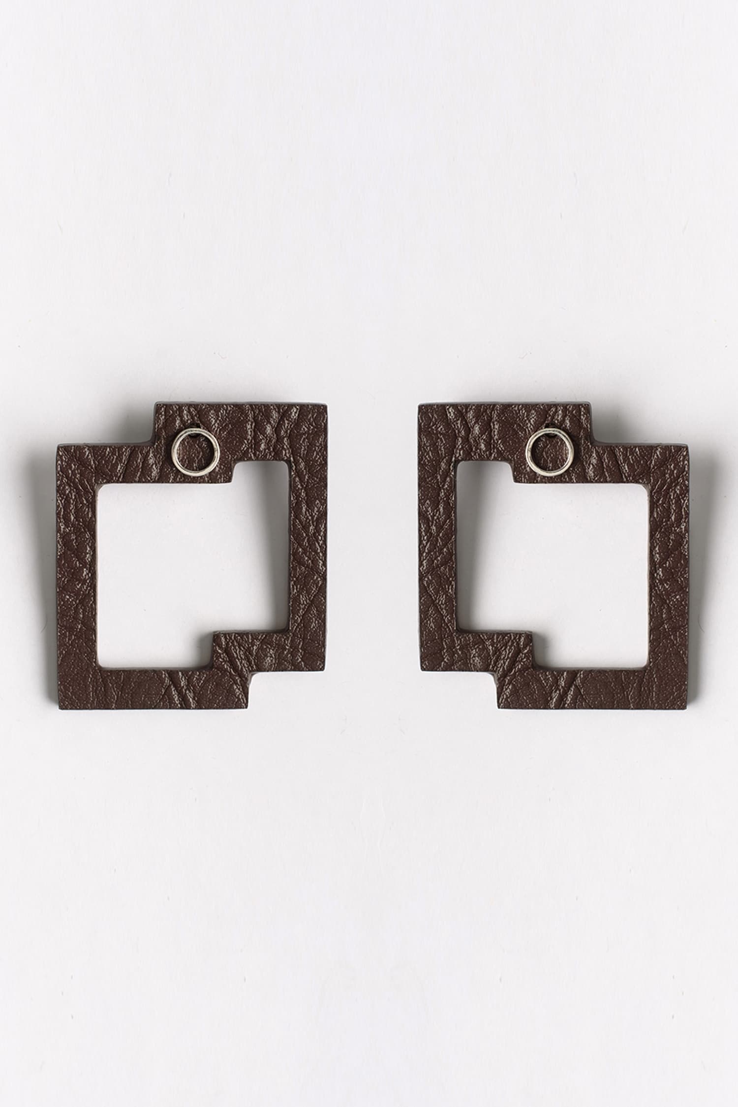 Geometric Cutout Stud Earrings 