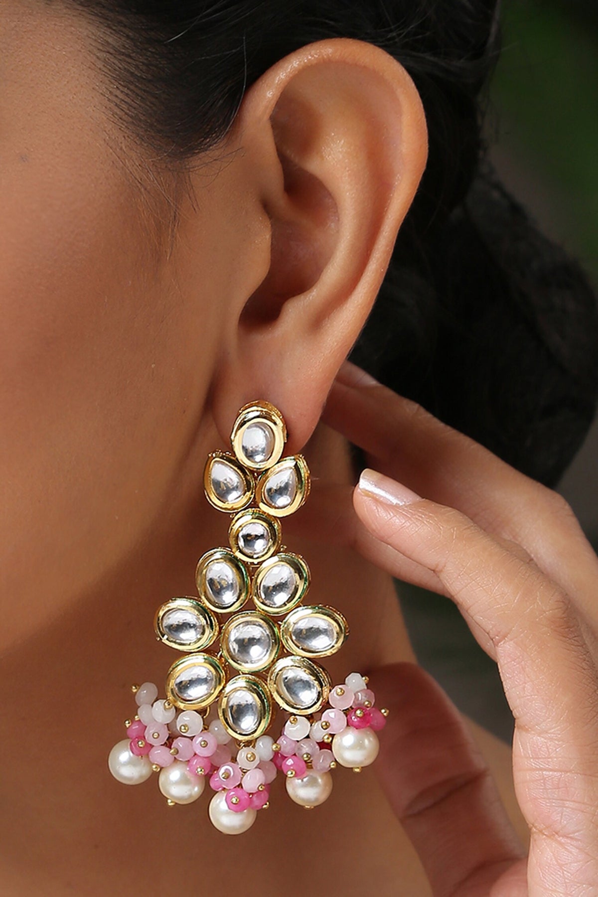 Stone Drop Earrings 