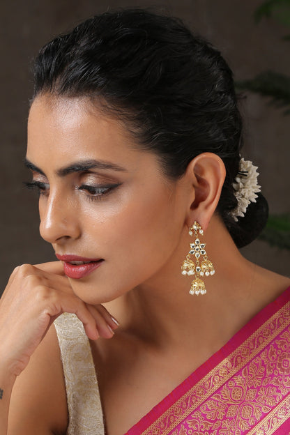Kundan Drop Earrings 