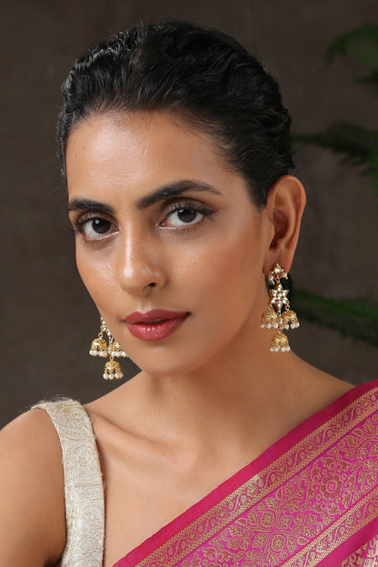 Kundan Drop Earrings 