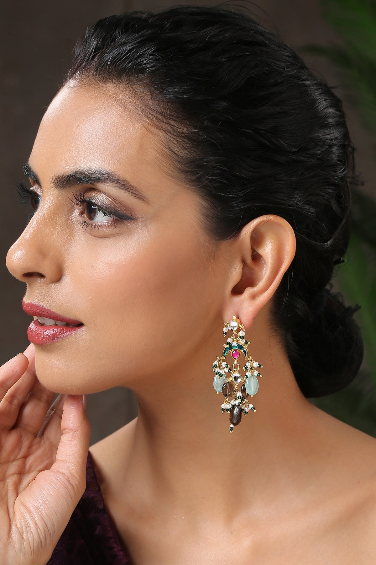 Stone Drop Danglers 