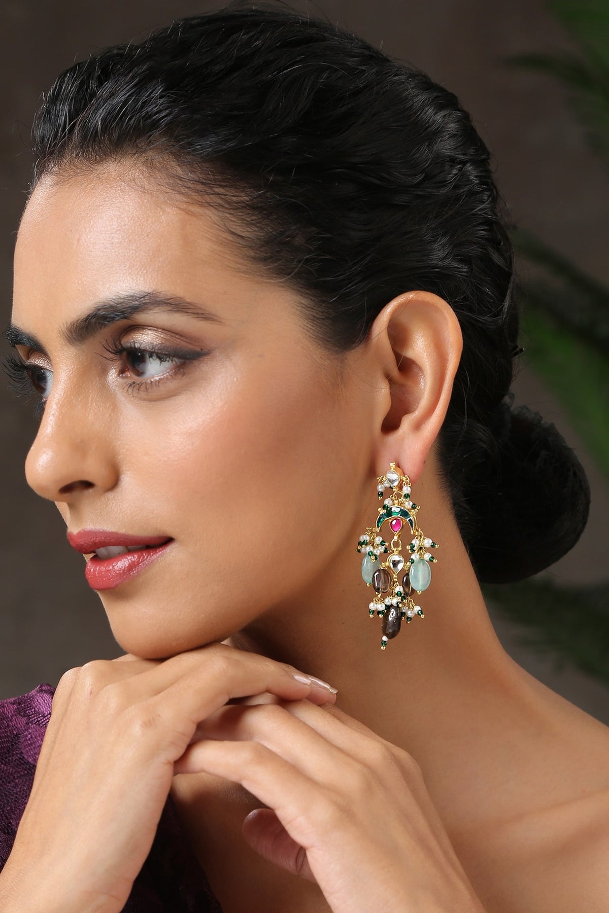 Stone Drop Danglers 