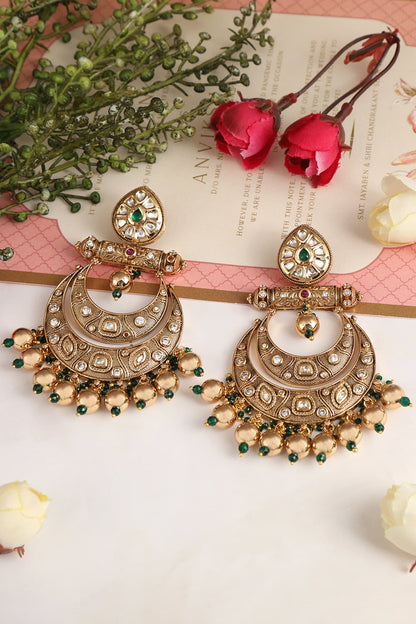 Antique Tiered Chandbalis 