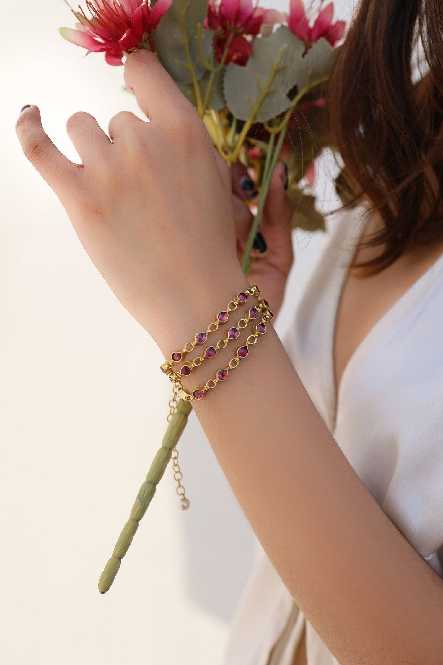 Multi Layered Kundan Bracelet 