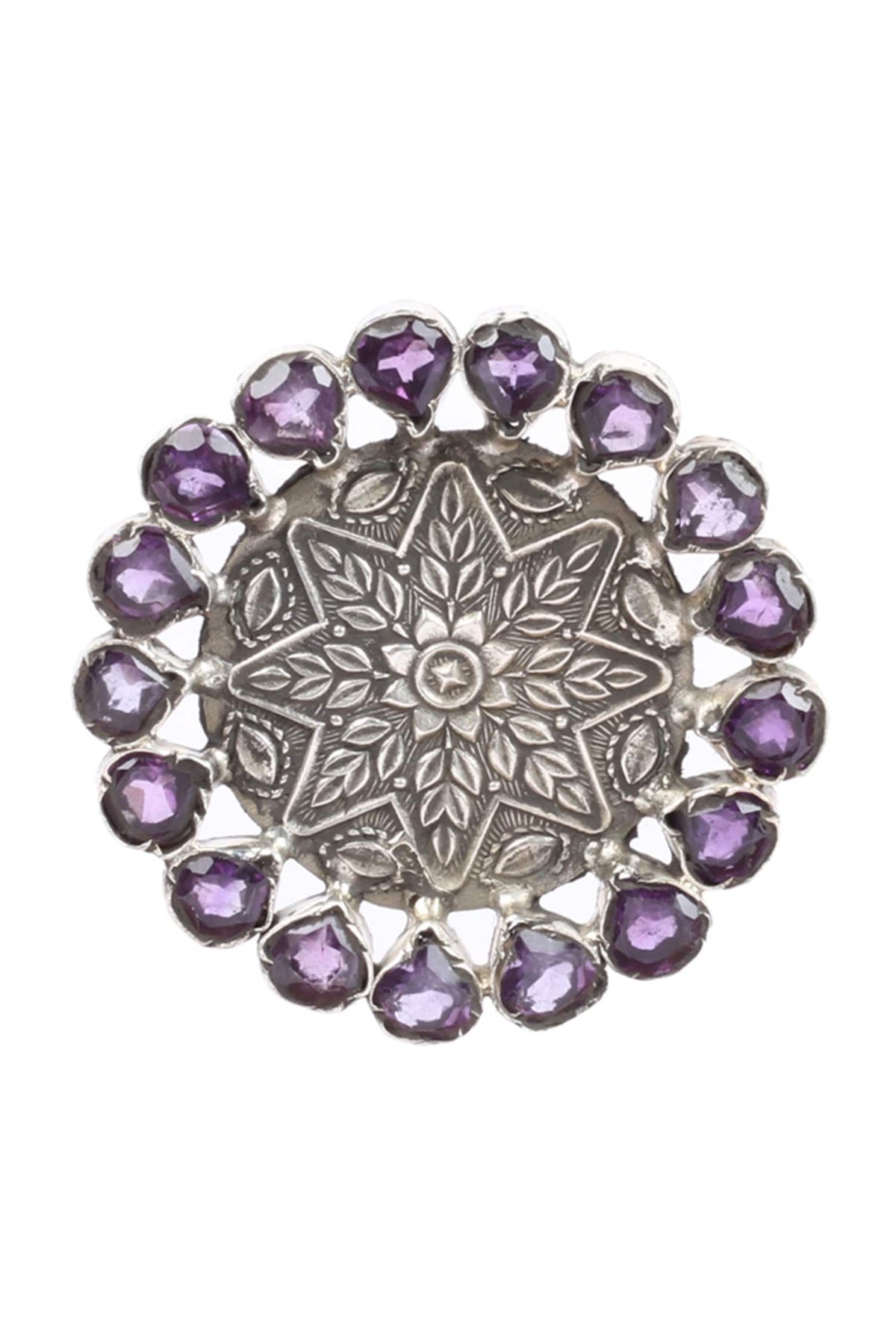 Handcrafted Floral Carved Studs 